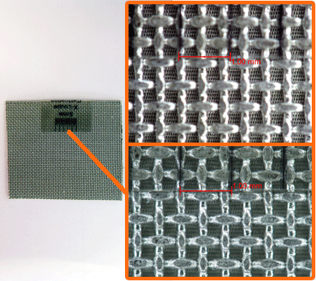 Micronic Stainless MESH Taken by X-Loupe product